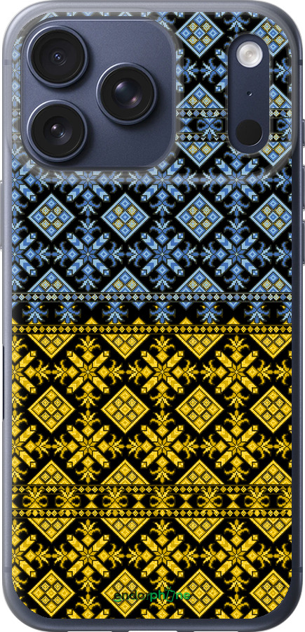 Силиконовый чехол Жовто-блакитна вишиванка для Apple iPhone 17 PRO - 1169u-4030 изображение 