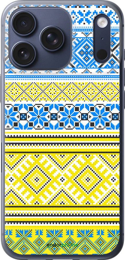 Силиконовый чехол Вышиванка 40 для Apple iPhone 17 PRO - 1174u-4030 изображение 