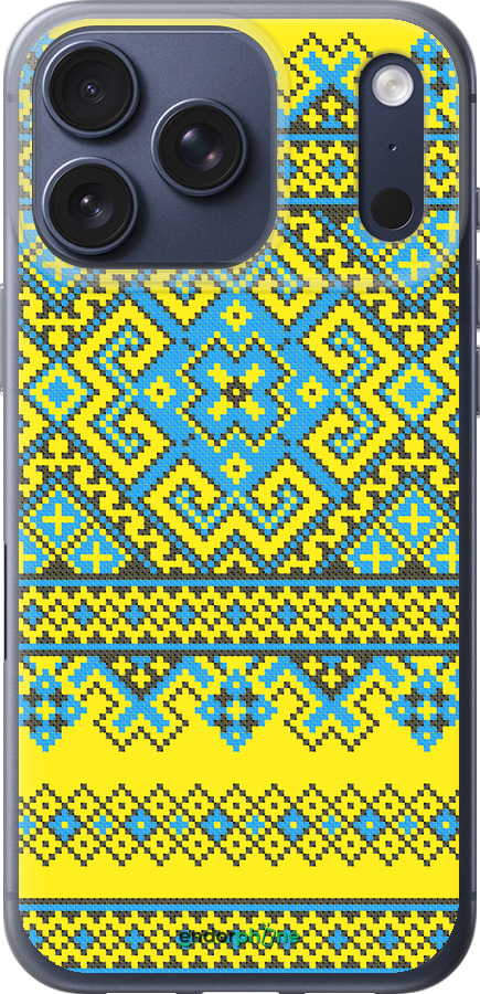 Силіконовий чехол Вишиванка 41 для Apple iPhone 17 PRO - 1175u-4030 изображение 