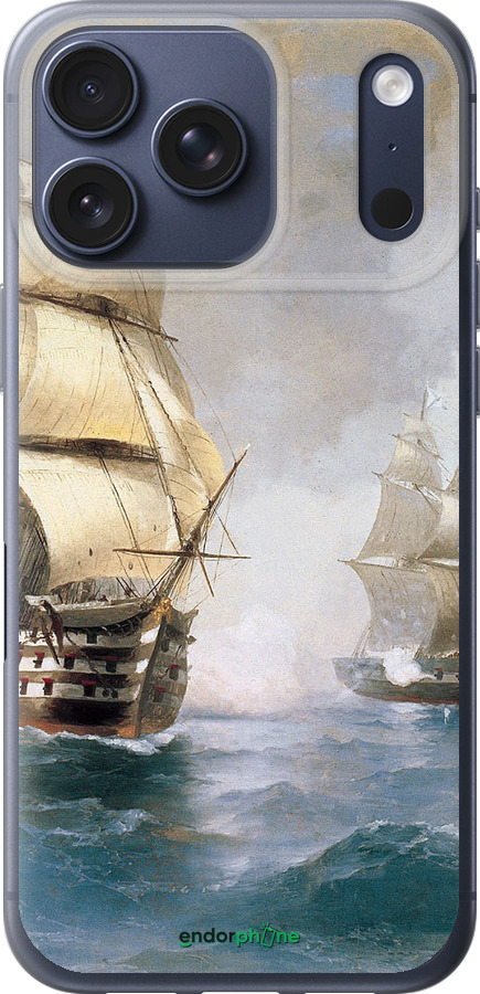 Силиконовый чехол Айвазовский. Корабли для Apple iPhone 17 PRO - 160u-4030 изображение 