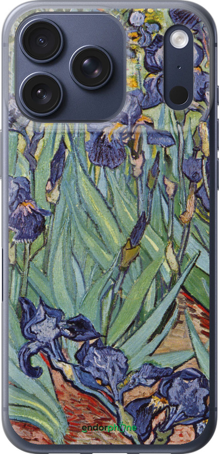 Силіконовий чехол Вінсент Ван Гог. Іриси для Apple iPhone 17 PRO - 161u-4030 изображение 