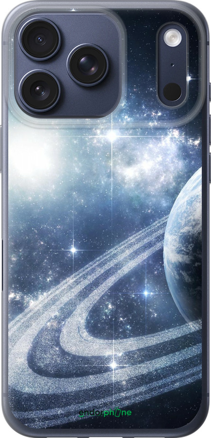 Силіконовий чехол Кільця Сатурна для Apple iPhone 17 PRO - 173u-4030 изображение 