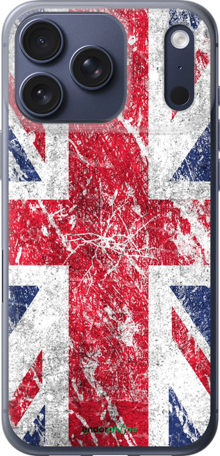 Силиконовый чехол Флаг Великобритании 1 для Apple iPhone 17 PRO - 386u-4030 изображение 