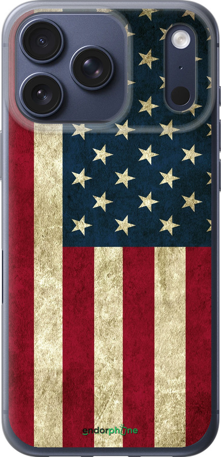 Силиконовый чехол Флаг США для Apple iPhone 17 PRO - 395u-4030 изображение 