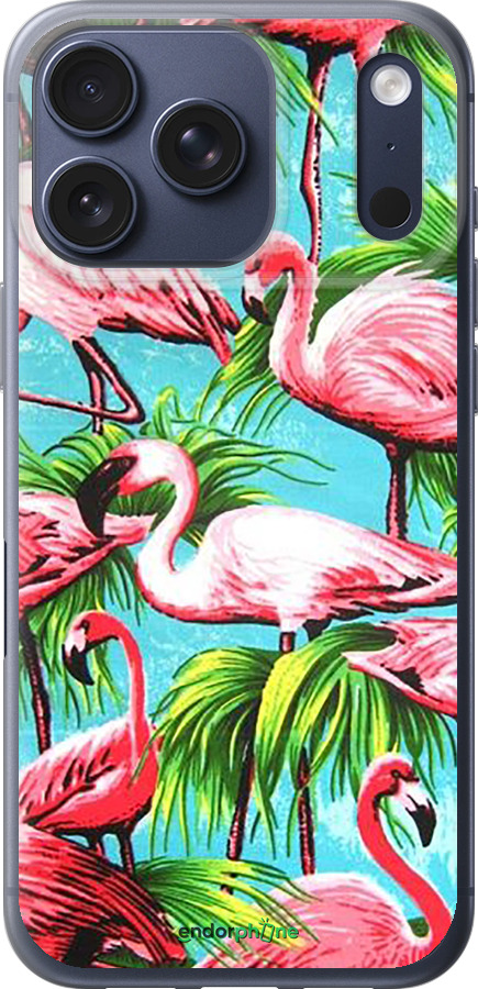Силиконовый чехол Tropical background для Apple iPhone 17 PRO - 4016u-4030 изображение 
