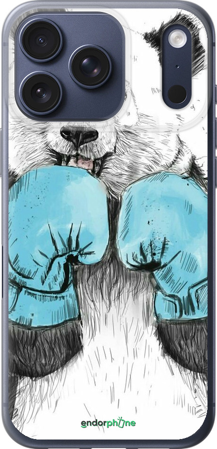 Силиконовый чехол Панда-боксер для Apple iPhone 17 PRO - 4104u-4030 изображение 