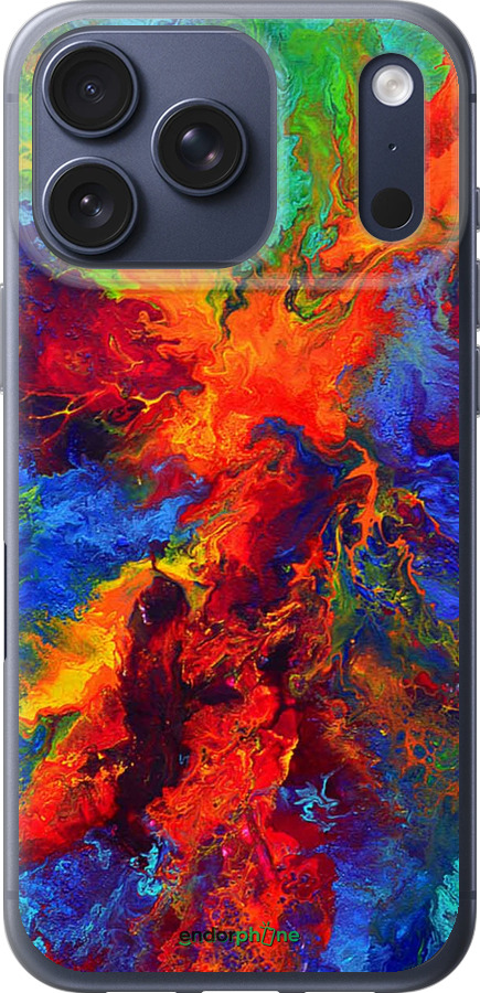 Силиконовый чехол Акварель на холсте для Apple iPhone 17 PRO - 4150u-4030 изображение 