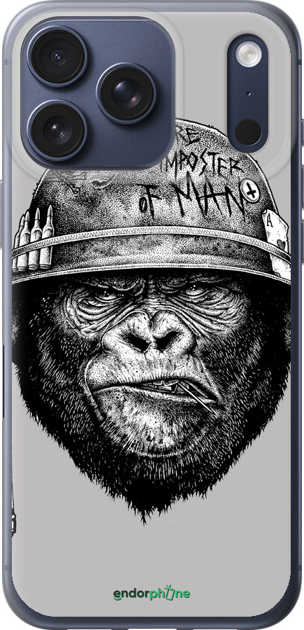 Силиконовый чехол military monkey для Apple iPhone 17 PRO - 4177u-4030 изображение 