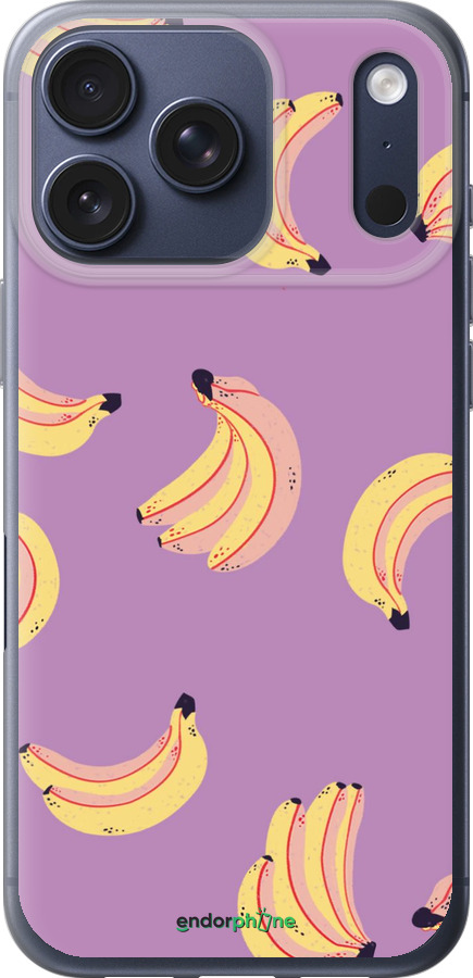 Силиконовый чехол Бананы для Apple iPhone 17 PRO - 4312u-4030 изображение 