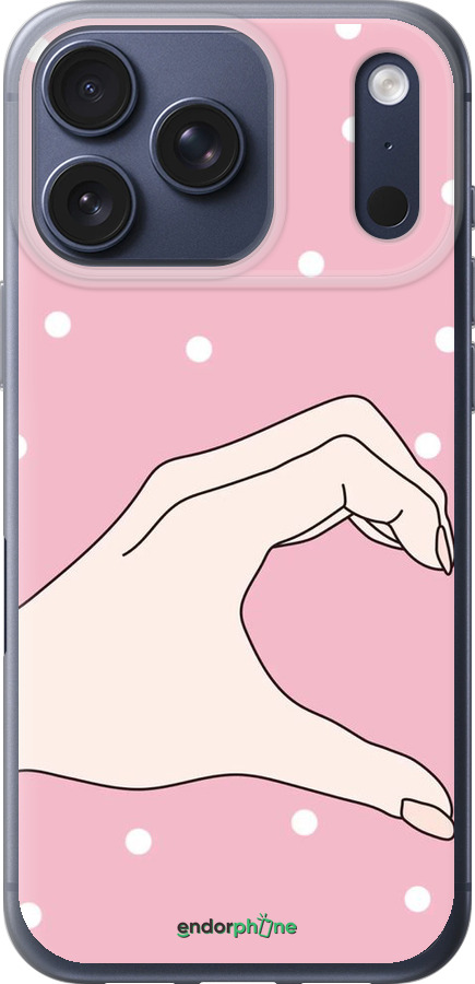 Силиконовый чехол Половинка сердца для Apple iPhone 17 PRO - 4340u-4030 изображение 