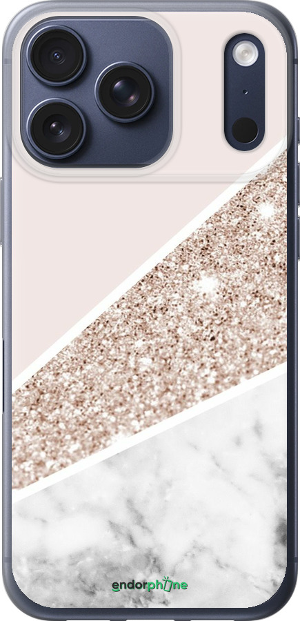 Силиконовый чехол Пастельный мрамор для Apple iPhone 17 PRO - 4342u-4030 изображение 