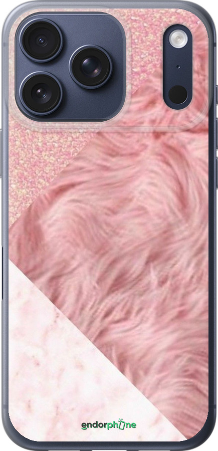 Силиконовый чехол Розовые текстуры для Apple iPhone 17 PRO - 4343u-4030 изображение 