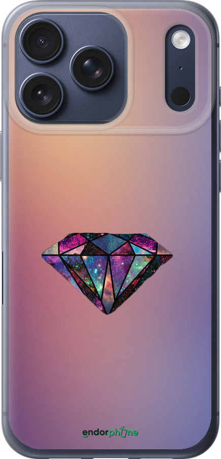 Силиконовый чехол Диамант для Apple iPhone 17 PRO - 4352u-4030 изображение 