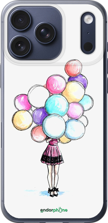 Силиконовый чехол Шарики для Apple iPhone 17 PRO - 4387u-4030 изображение 