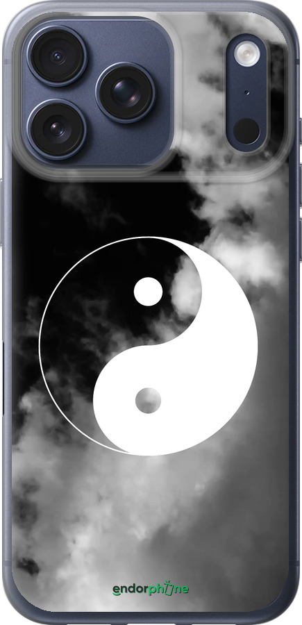 Силиконовый чехол Инь и Янь для Apple iPhone 17 PRO - 4389u-4030 изображение 