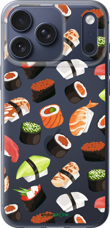 Силіконовий чехол Суші для Apple iPhone 17 PRO - 4404u-4030 изображение 