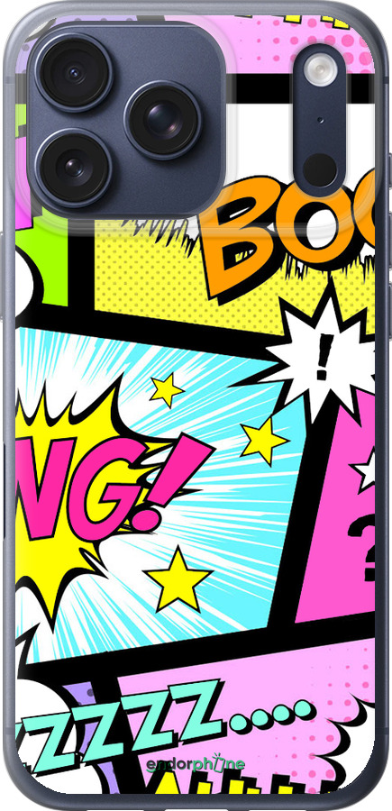 Силиконовый чехол Комикс 1 для Apple iPhone 17 PRO - 4407u-4030 изображение 