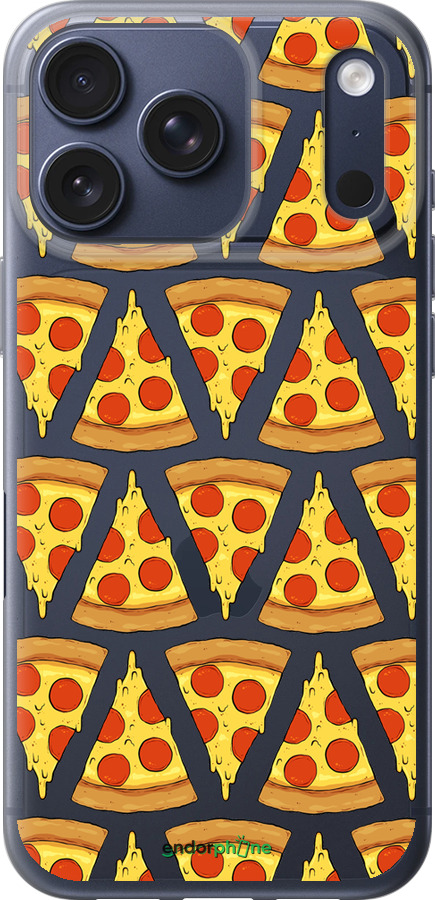 Силиконовый чехол Пицца для Apple iPhone 17 PRO - 4408u-4030 изображение 