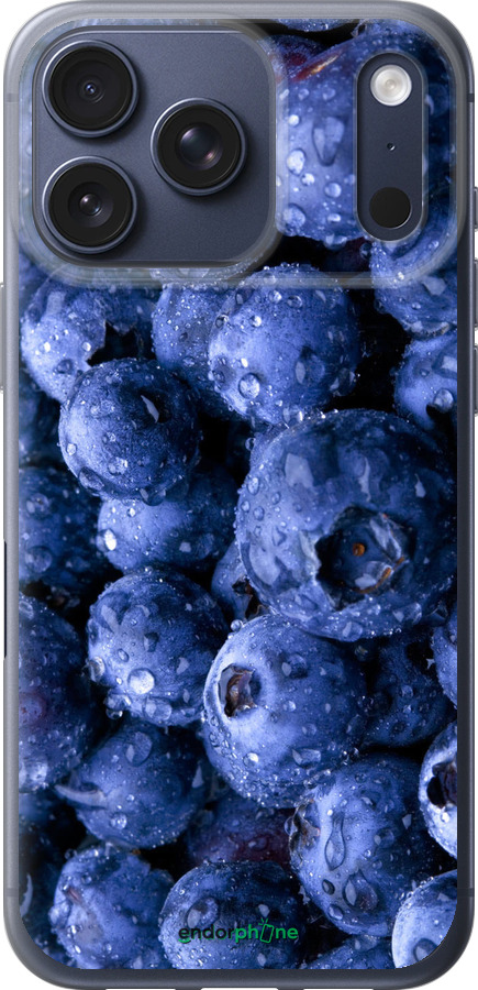 Силиконовый чехол Голубика для Apple iPhone 17 PRO - 4459u-4030 изображение 