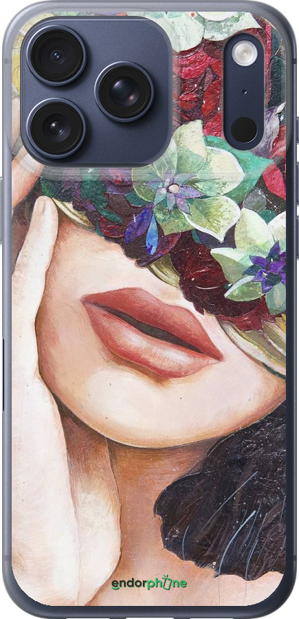 Силиконовый чехол Head Flower для Apple iPhone 17 PRO - 4460u-4030 изображение 