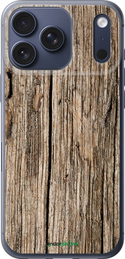 Силиконовый чехол Текстура дерева для Apple iPhone 17 PRO - 4476u-4030 изображение 