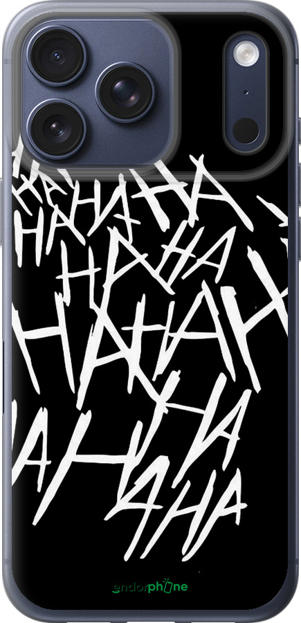 Силиконовый чехол joker hahaha для Apple iPhone 17 PRO - 4509u-4030 изображение 