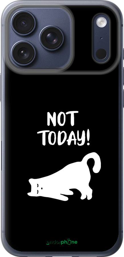 Силиконовый чехол Уставший кот для Apple iPhone 17 PRO - 4535u-4030 изображение 