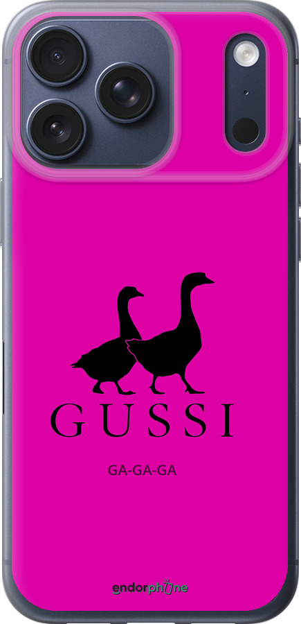 Силіконовий чехол Гуси для Apple iPhone 17 PRO - 4561u-4030 изображение 