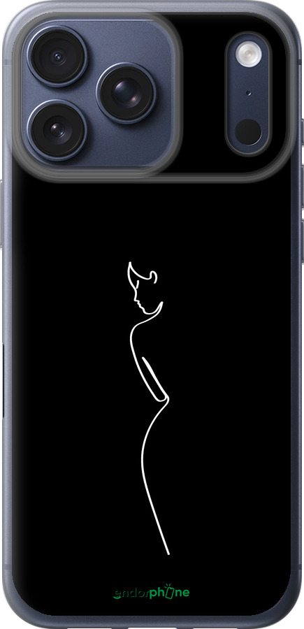 Силиконовый чехол Силуэт1 для Apple iPhone 17 PRO - 4590u-4030 изображение 