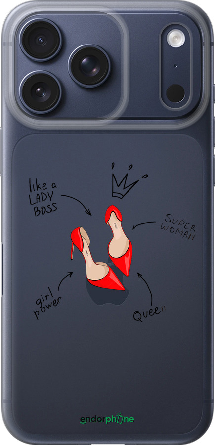 Силиконовый чехол Женщина для Apple iPhone 17 PRO - 4599u-4030 изображение 