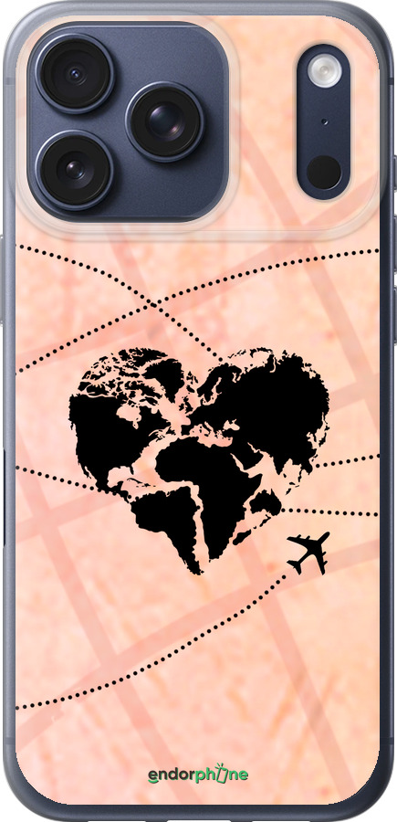 Силиконовый чехол Путешествуй для Apple iPhone 17 PRO - 4607u-4030 изображение 