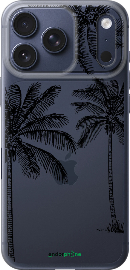 Силиконовый чехол Пальмы1 для Apple iPhone 17 PRO - 4634u-4030 изображение 