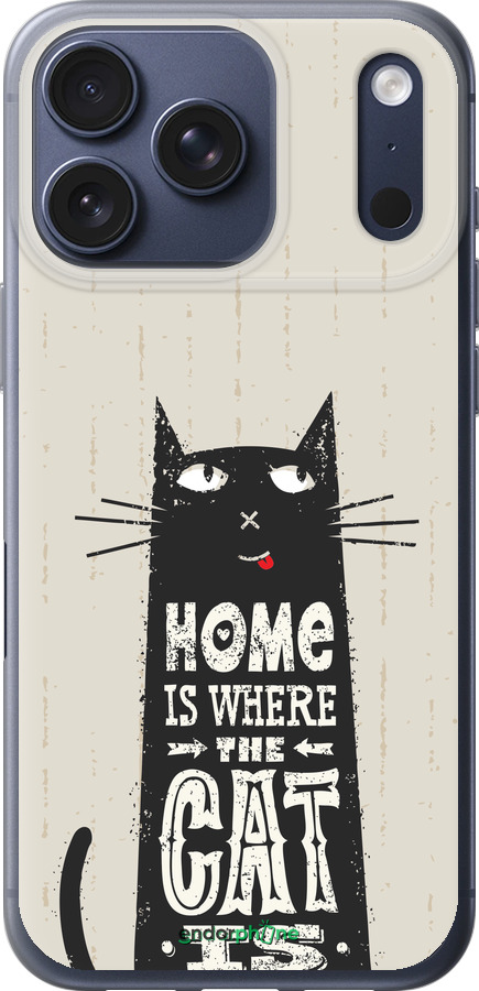 Силіконовий чехол Кіт для Apple iPhone 17 PRO - 4671u-4030 изображение 