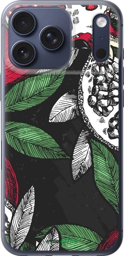 Силиконовый чехол Гранат для Apple iPhone 17 PRO - 4692u-4030 изображение 