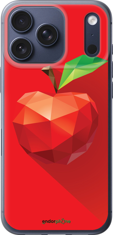 Силіконовий чехол Яблуко для Apple iPhone 17 PRO - 4696u-4030 изображение 