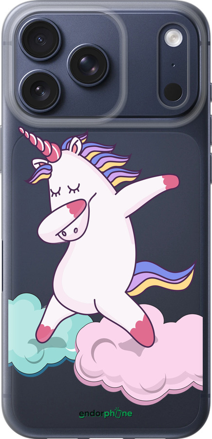 Силиконовый чехол Единорог для Apple iPhone 17 PRO - 4702u-4030 изображение 