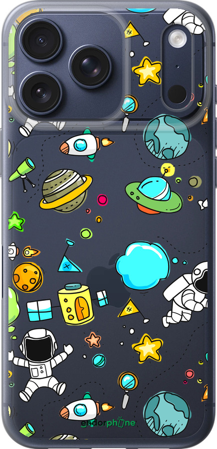 Силиконовый чехол Космос для Apple iPhone 17 PRO - 4735u-4030 изображение 