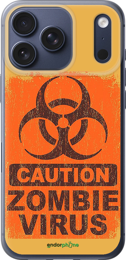 Силиконовый чехол Biohazard 1 для Apple iPhone 17 PRO - 4817u-4030 изображение 