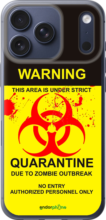 Силиконовый чехол Biohazard  9 для Apple iPhone 17 PRO - 4825u-4030 изображение 