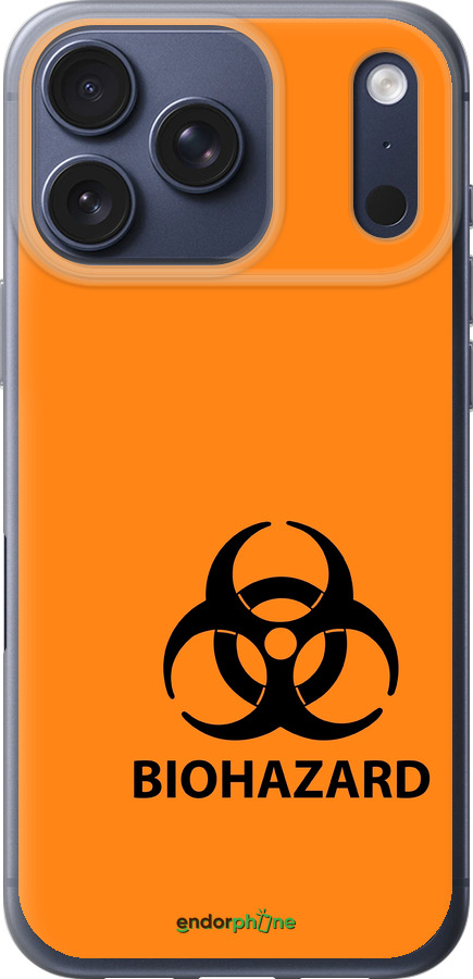 Силиконовый чехол biohazard 33 для Apple iPhone 17 PRO - 4851u-4030 изображение 