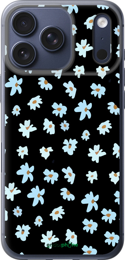 Силиконовый чехол Цветочный для Apple iPhone 17 PRO - 4900u-4030 изображение 