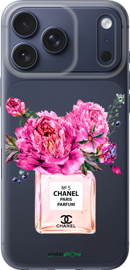 Силиконовый чехол Chanel для Apple iPhone 17 PRO - 4906u-4030 изображение 