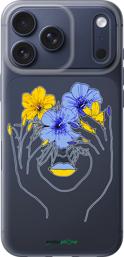 Силиконовый чехол Девушка v4 для Apple iPhone 17 PRO - 5276u-4030 изображение 