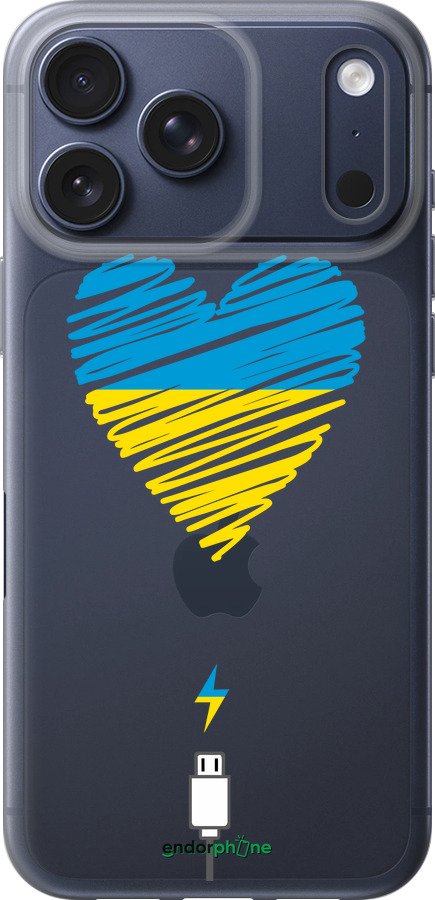 Силиконовый чехол Подзарядка сердца v2 для Apple iPhone 17 PRO - 5295u-4030 изображение 