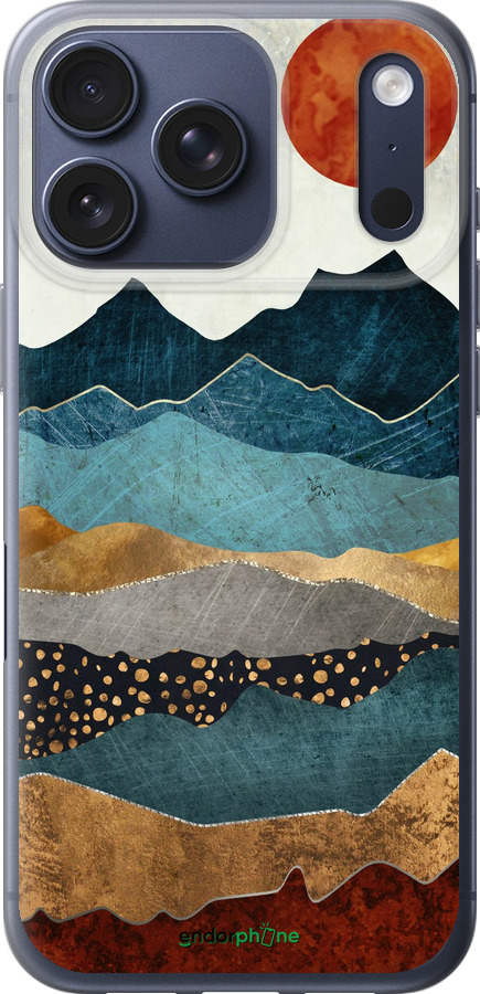 Силиконовый чехол Закат горы для Apple iPhone 17 PRO - 5434u-4030 изображение 