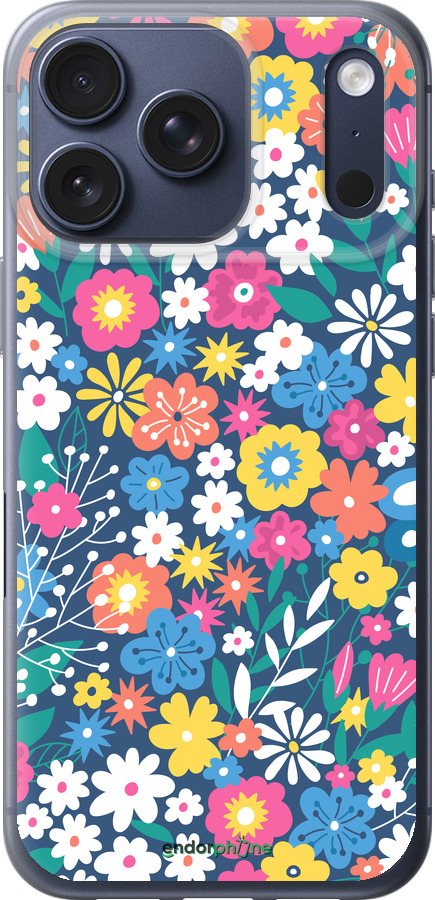 Силиконовый чехол Цветочный фон v4 для Apple iPhone 17 PRO - 5494u-4030 изображение 