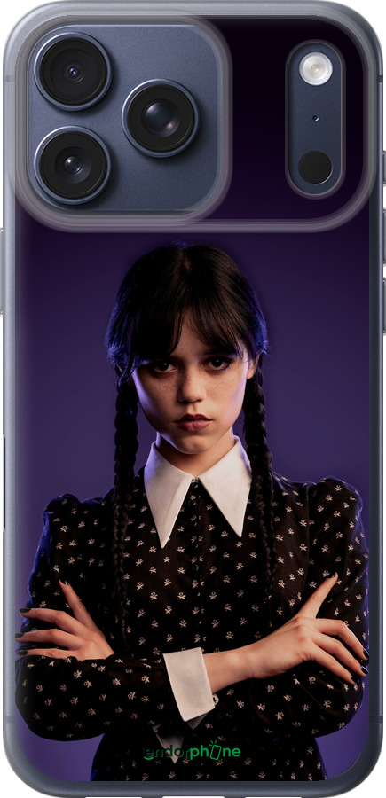 Силиконовый чехол Wednesday v3 для Apple iPhone 17 PRO - 5517u-4030 изображение 