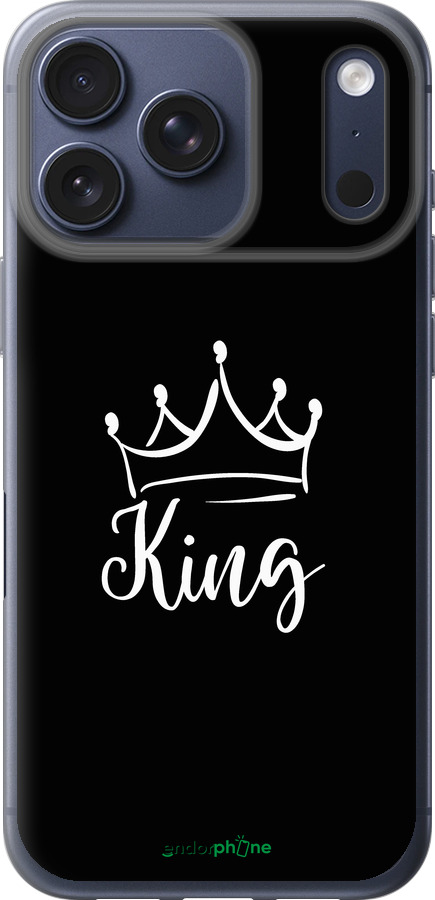 Силиконовый чехол Queen & King для него для Apple iPhone 17 PRO - 5521u-4030 изображение 