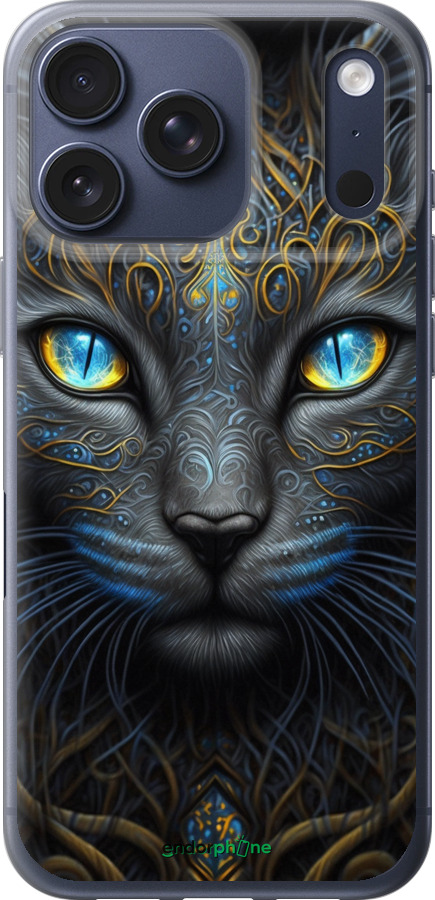 Силіконовий чехол Кішка для Apple iPhone 17 PRO - 5548u-4030 изображение 