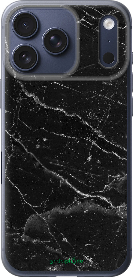 Силиконовый чехол Черный мрамор v2 для Apple iPhone 17 PRO - 5568u-4030 изображение 